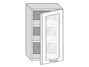 19.50.3 Шкаф настенный (h=913) на 500мм с 1-ой стекл. дверцей в Ялуторовске - yalutorovsk.magazin-mebel74.ru | фото