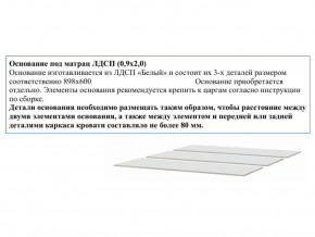 Основание из ЛДСП 0,9х2,0м в Ялуторовске - yalutorovsk.magazin-mebel74.ru | фото