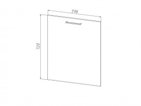 П 60 Комплект для посудомоечной машины 600 мм (цоколь + фасад) ЛДСП в Ялуторовске - yalutorovsk.magazin-mebel74.ru | фото